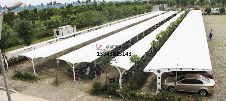 六安商业广场雨棚搭建